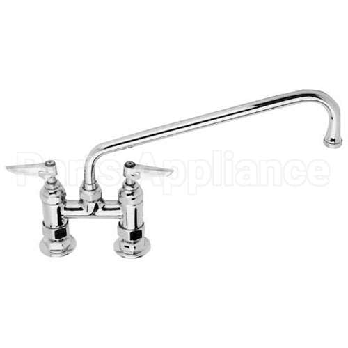 B-0225 Compatible TS Brass Faucet 4" Ctr Deck 12" Noz
