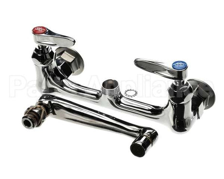 B-0230-01 T&S Brass Mixing Faucet 8 Wall Mount 6 Cast Spou