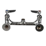 B-0230-CR-LN T&S Brass 8 Wall Mount Mixing Faucet, Sc-Cerama Ca