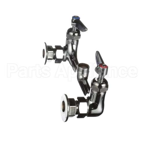 B-0230-CR-LN T&S Brass 8 Wall Mount Mixing Faucet, Sc-Cerama Ca