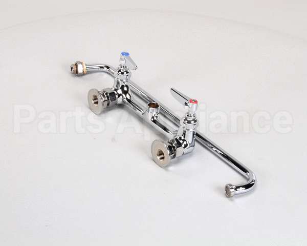 B-0230 T&S Brass Double Pantry Faucet, Wall Mount, 8 Cent