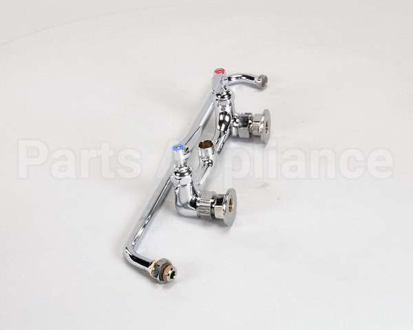 B-0230 T&S Brass Double Pantry Faucet, Wall Mount, 8 Cent