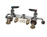 B-0231-02 T&S Brass 8 Wall Mount Faucet 12 Npt Elbows 12