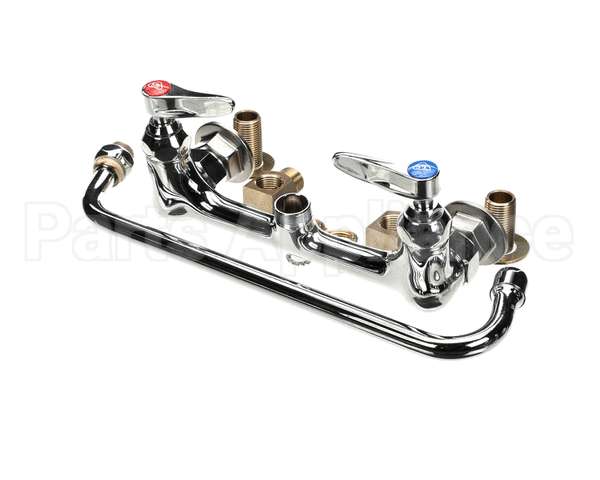 B-0231-02 T&S Brass 8 Wall Mount Faucet 12 Npt Elbows 12