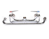 B-0231-CR T&S Brass 8 Wall Mount Faucet, 1/2 Npt Female Inle