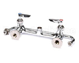 B-0231-CR T&S Brass 8 Wall Mount Faucet, 1/2 Npt Female Inle