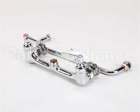 B-0231 T&S Brass Double Pantry Faucet, Wall Mount, 8 Cent