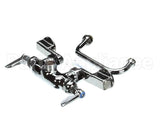 B-0237 T&S Brass Double Pantry Faucet Wall Mount Adjust