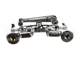 B-0243 T&S Brass Double Pantry Faucet Wall Mount Adjust