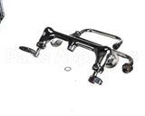 B-0266-CR-SC T&S Brass Dual Pantry Mixing Faucet 8 Wall Mount