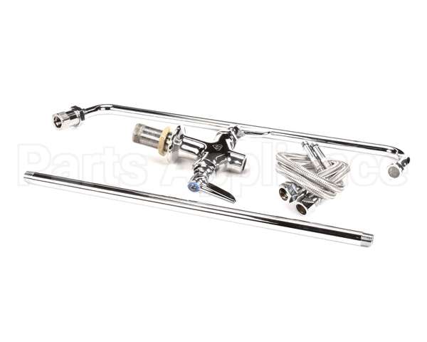 B-0270 T&S Brass Double Pantry Faucet Single Hole Base