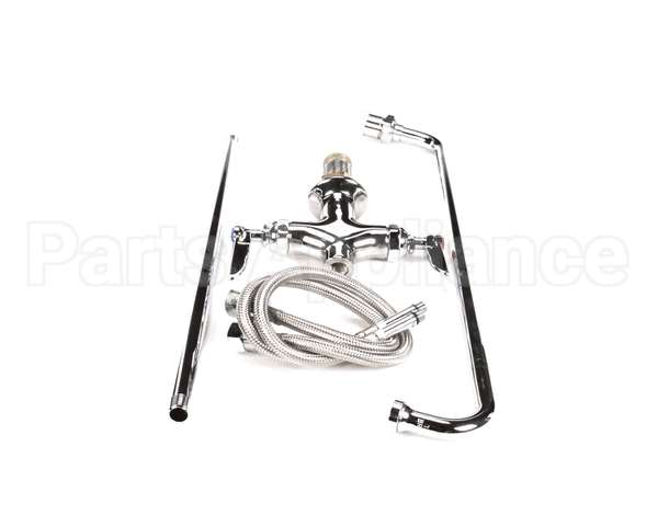B-0270 T&S Brass Double Pantry Faucet Single Hole Base