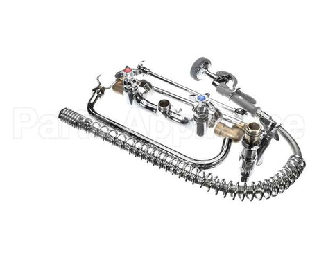 B-0279 T&S Brass Big-Flo Pre-Rinse Unit: 8 Wall Mount, Ad