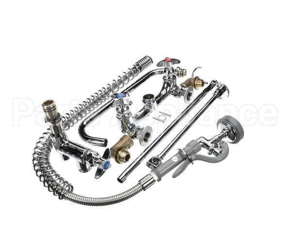 B-0279 T&S Brass Big-Flo Pre-Rinse Unit: 8 Wall Mount, Ad