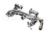 B-0293 T&S Brass Big-Flo Mixing Faucet, 8 Deck Mount, 12