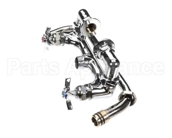 B-0293 T&S Brass Big-Flo Mixing Faucet, 8 Deck Mount, 12