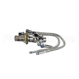 B-0300-LN T&S Brass Double Pantry Swivel/Rigid Base Faucet,