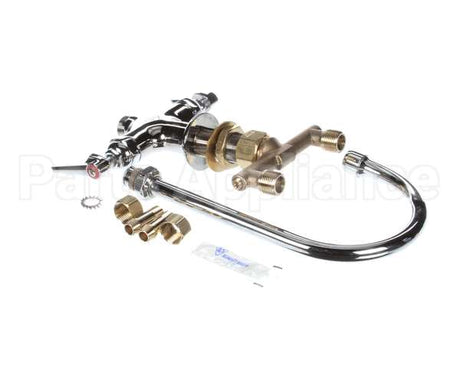 B-0301-01 T&S Brass Double Pantry Faucet, Single Hole Base,