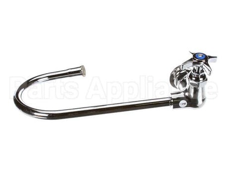 B-0310 T&S Brass Single Pantry Faucet, Wall Mt, Swivel/Ri