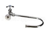 B-0310 T&S Brass Single Pantry Faucet, Wall Mt, Swivel/Ri