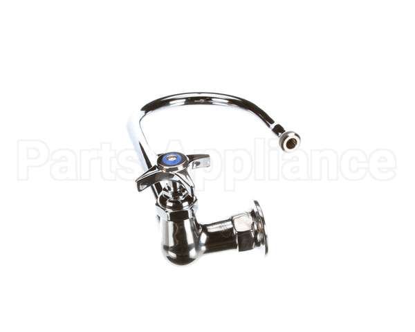 B-0310 T&S Brass Single Pantry Faucet, Wall Mt, Swivel/Ri