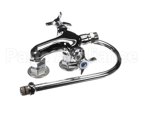 B-0316 T&S Brass Vertical Double Pantry Faucet, Wall Moun