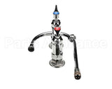 B-0325-CR T&S Brass 4 Cc Double Pantry Faucet Swivel Goose