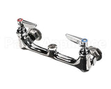 B-0330-LN T&S Brass Double Pantry Base Faucet, Wall Mount, 8