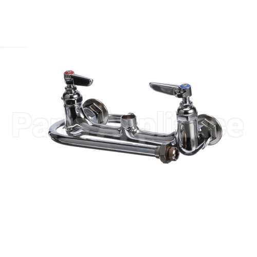 B-0331 T&S Brass Faucet, Wall Mount, 8 Centers, Eternas,