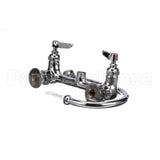 B-0331 T&S Brass Faucet, Wall Mount, 8 Centers, Eternas,