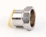 B-0413 T&S Brass Adapter, Swivel To Rigid Adapter