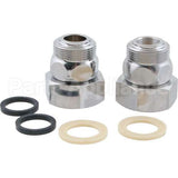 B-0466 Compatible TS Brass Adaptor, Faucet, Wall, Chcgo, Zurn