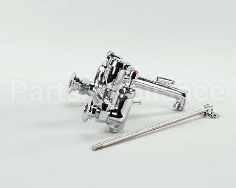 B-0665-BSTP T&S Brass Service Sink Faucet, Wall Mount, 8 Cente