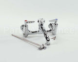 B-0665-BSTP T&S Brass Service Sink Faucet, Wall Mount, 8 Cente