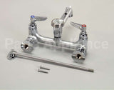 B-0665-BSTR T&S Brass Service Sink Faucet, Wall Mount, 8 Cente