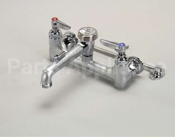 B-0665-BSTR T&S Brass Service Sink Faucet, Wall Mount, 8 Cente