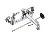 B-0665-RGH T&S Brass Service Sink Faucet, Wall Mount, 8 Cente