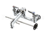 B-0665-RGH T&S Brass Service Sink Faucet, Wall Mount, 8 Cente