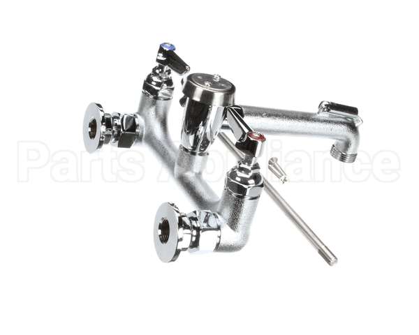 B-0665-RGH T&S Brass Service Sink Faucet, Wall Mount, 8 Cente