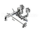 B-0667-POL T&S Brass Service Sink Faucet, Wall Mount, Adjusta