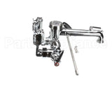 B-0667-POL T&S Brass Service Sink Faucet, Wall Mount, Adjusta