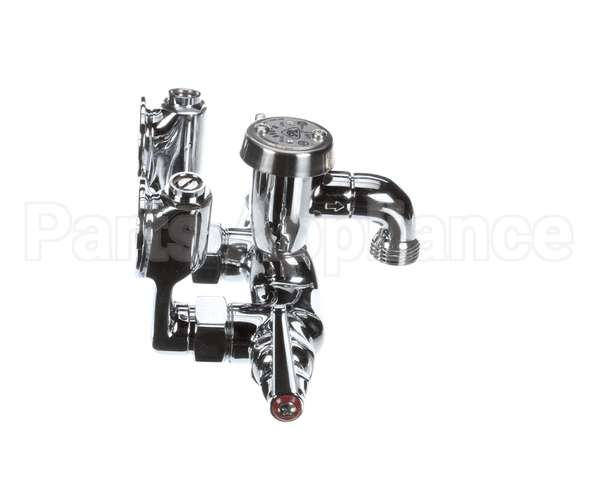 B-0669-POL T&S Brass Service Sink Faucet, Wall Mount, Adjusta