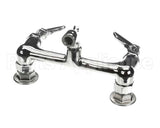 B-0672-POL T&S Brass Service Sink Faucet Wall Mount 8 Cente