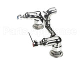 B-0672-POL T&S Brass Service Sink Faucet Wall Mount 8 Cente