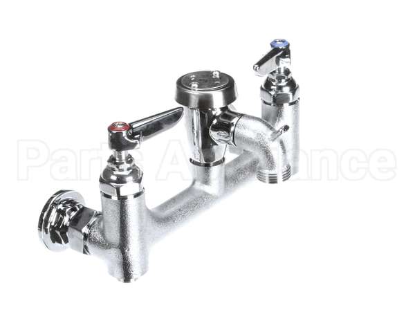 B-0674-BSTR T&S Brass Service Sink Faucet, Wall Mount, 8 Cente