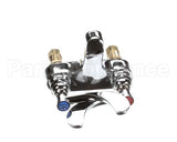 B-0890 T&S Brass Lavatory Faucet, 4 Deck Mount, Cast Spou