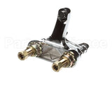 B-0890 T&S Brass Lavatory Faucet, 4 Deck Mount, Cast Spou