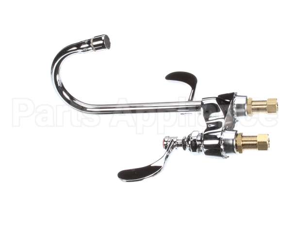 B-0892-01 T&S Brass Medical Fct, Deck Mt, Swivel/Rigid Goose