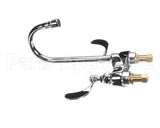 B-0892-01 T&S Brass Medical Fct, Deck Mt, Swivel/Rigid Goose