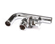 B-0898-OF T&S Brass Grid Drain Assembly, Offset, Polished Ch
